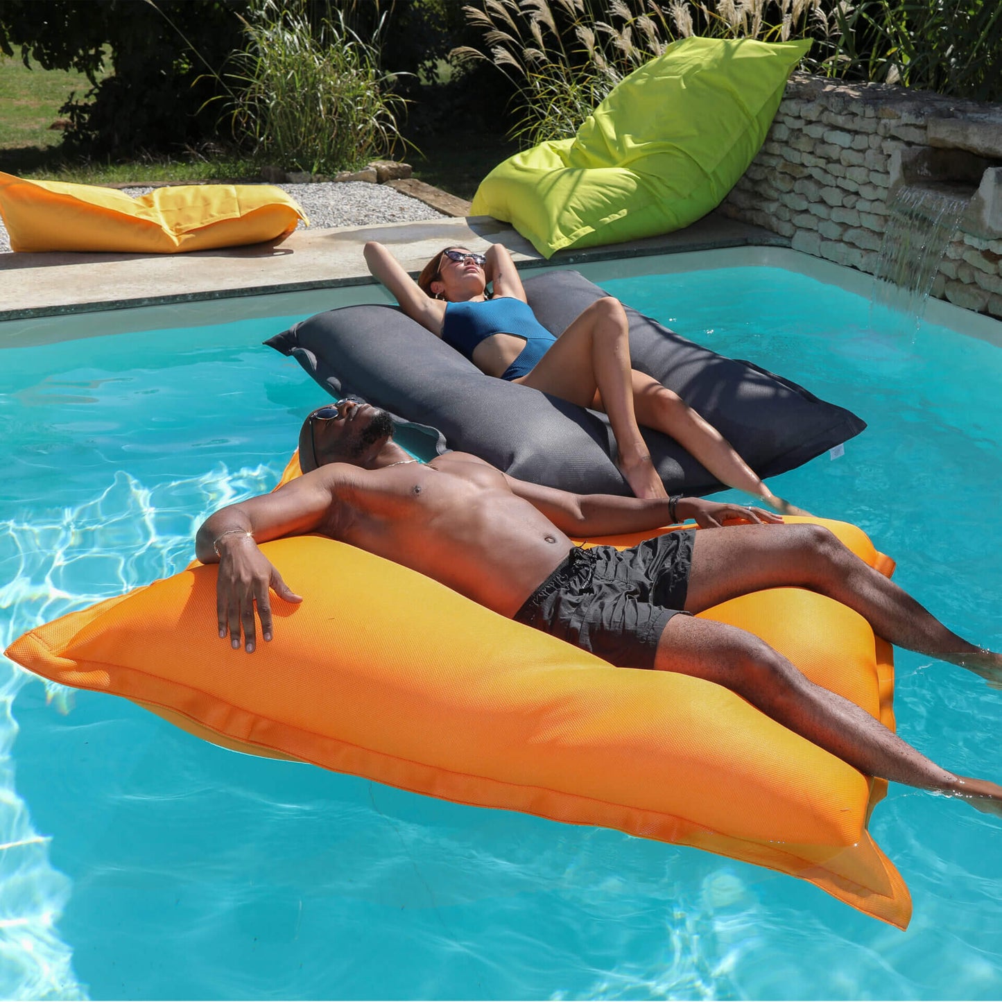 Pouf de piscine Orange