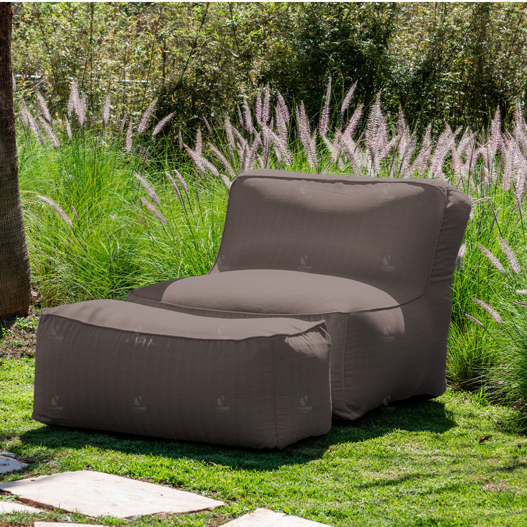 PACK PROMO Pouf Fauteuil + Tabouret