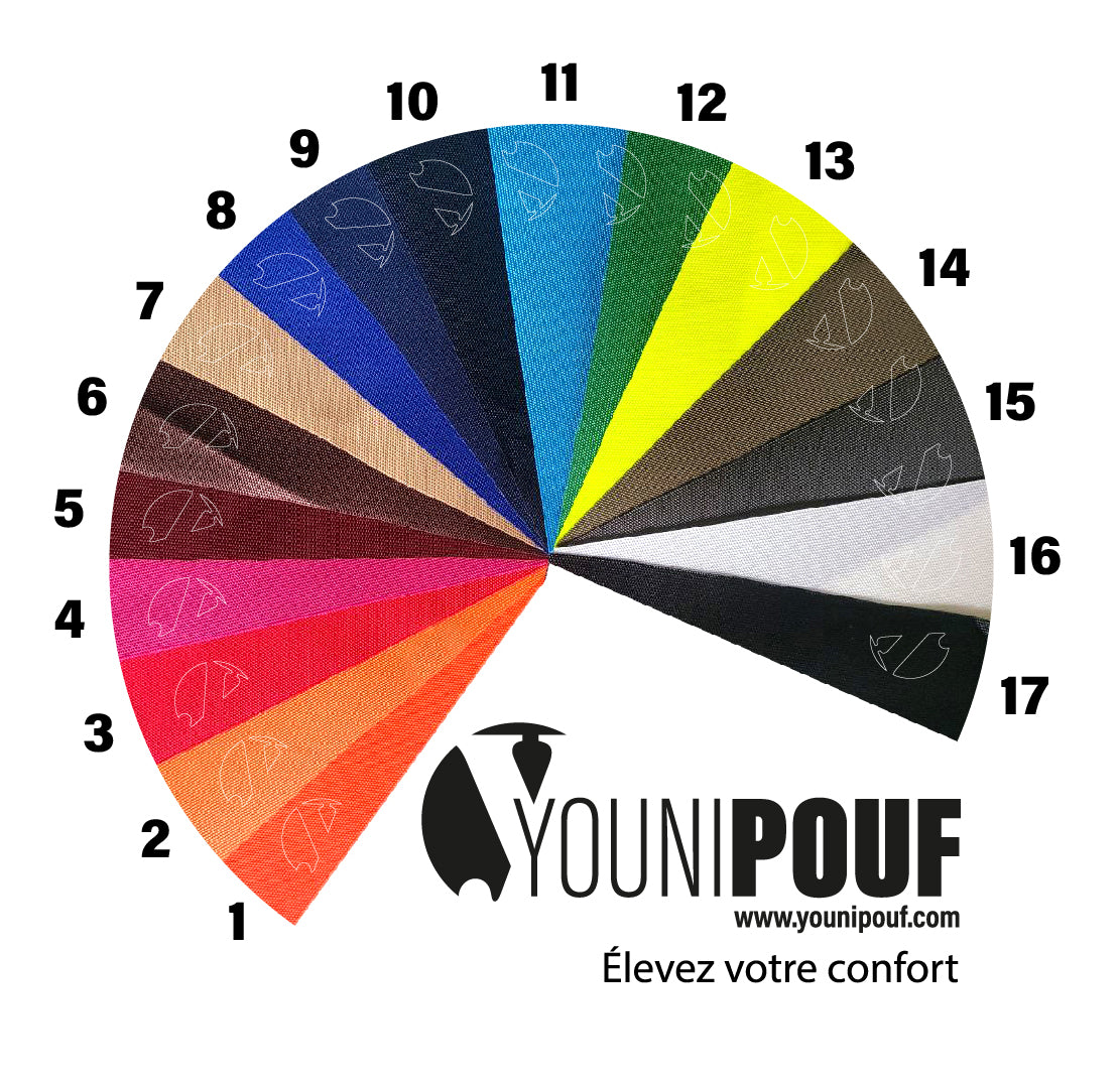 Pouf de piscine Orange