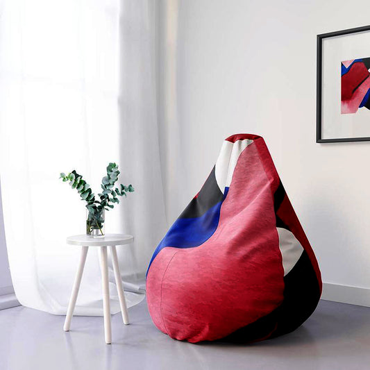 Red Side Pouf