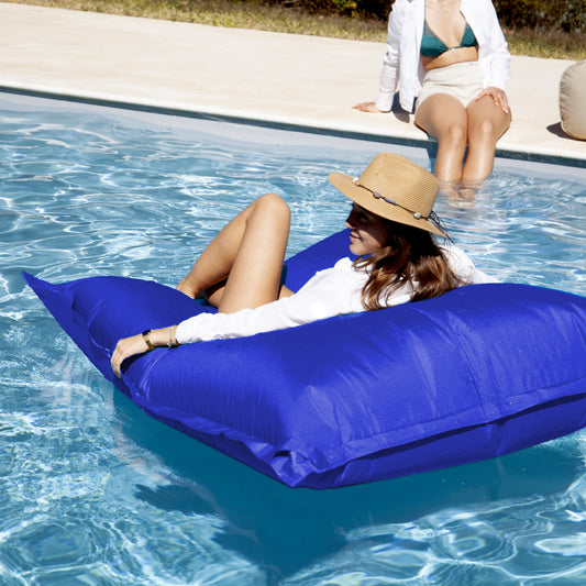 Pouf de piscine Swim Blue Majorelle