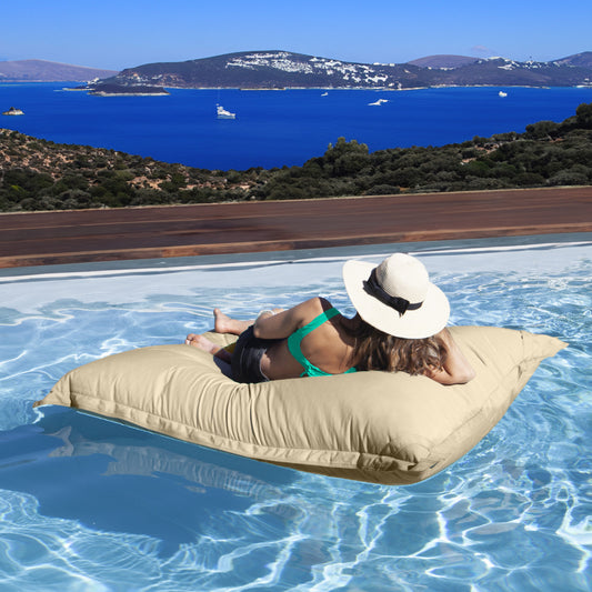 Pouf de piscine Swim Crème