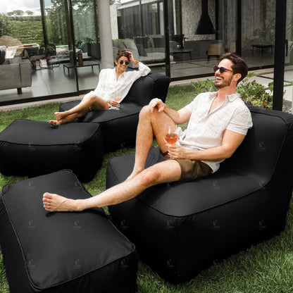PACK PROMO Pouf Fauteuil + Tabouret