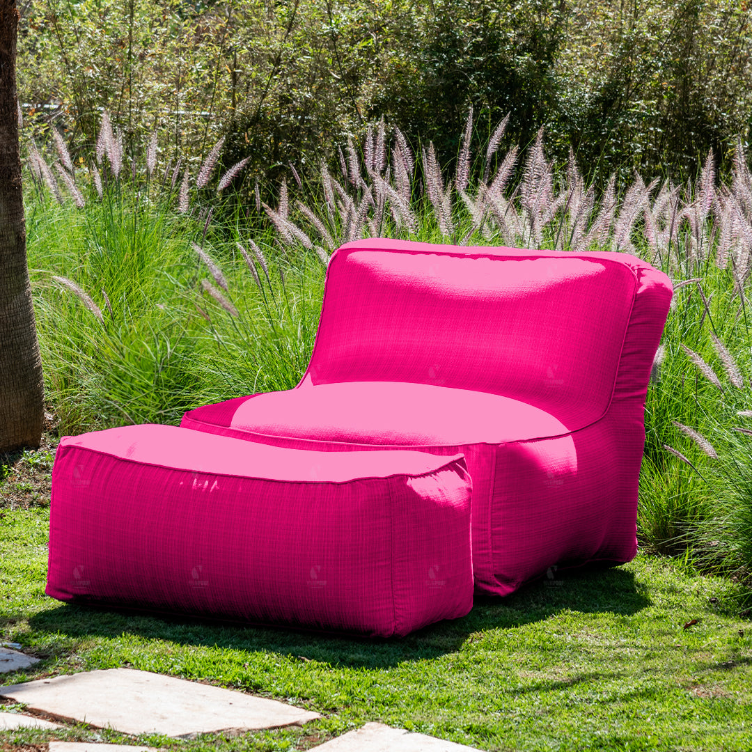 PACK PROMO Pouf Fauteuil + Tabouret